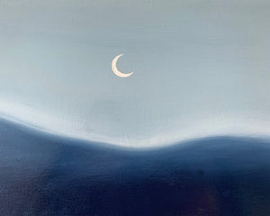 "Night" I Modern Landscape I Framed Giclée Prints