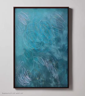 "Playtime" - Abstract Expressionism Framed Giclée Prints
