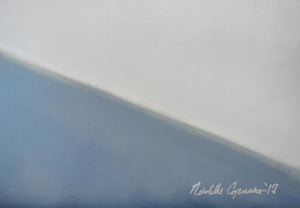"Abstract Ocean Cliff" I Modern Landscape I Framed Giclée Prints