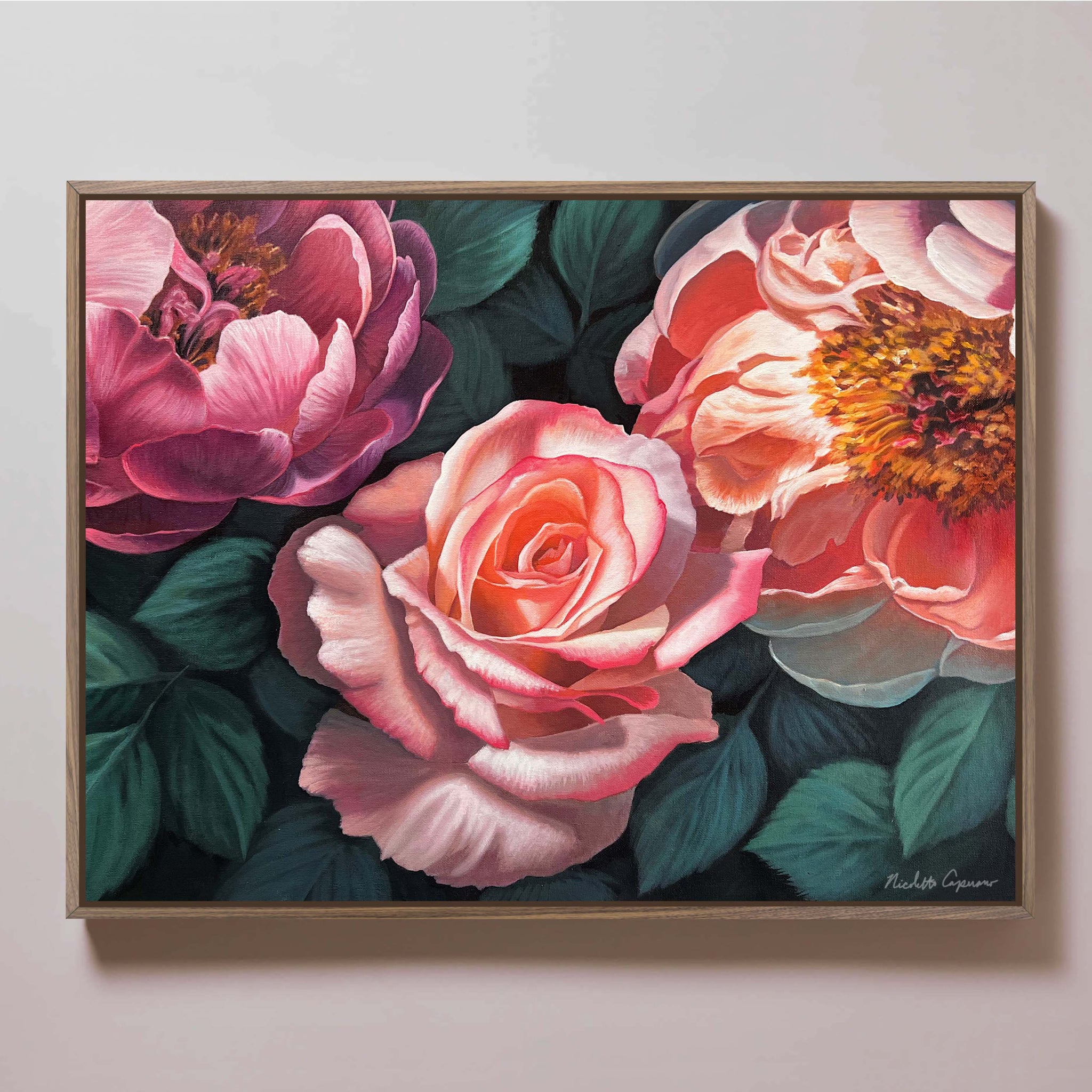 "Bloom" I Modern Landscape I Framed Giclée Prints