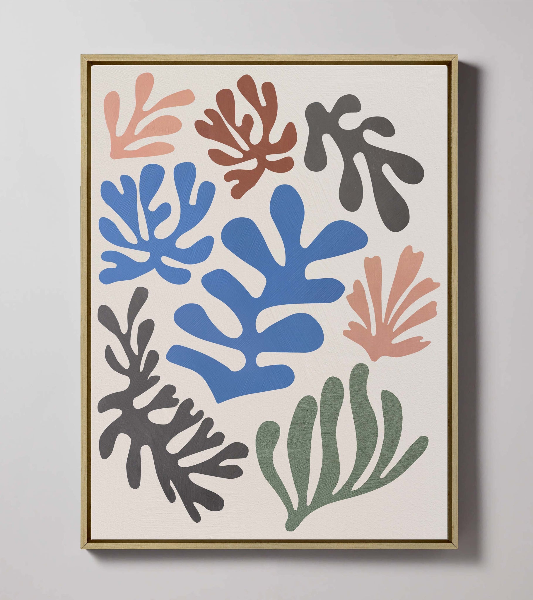 "Botanical No 5 Multicolor" I  Framed Giclée Prints