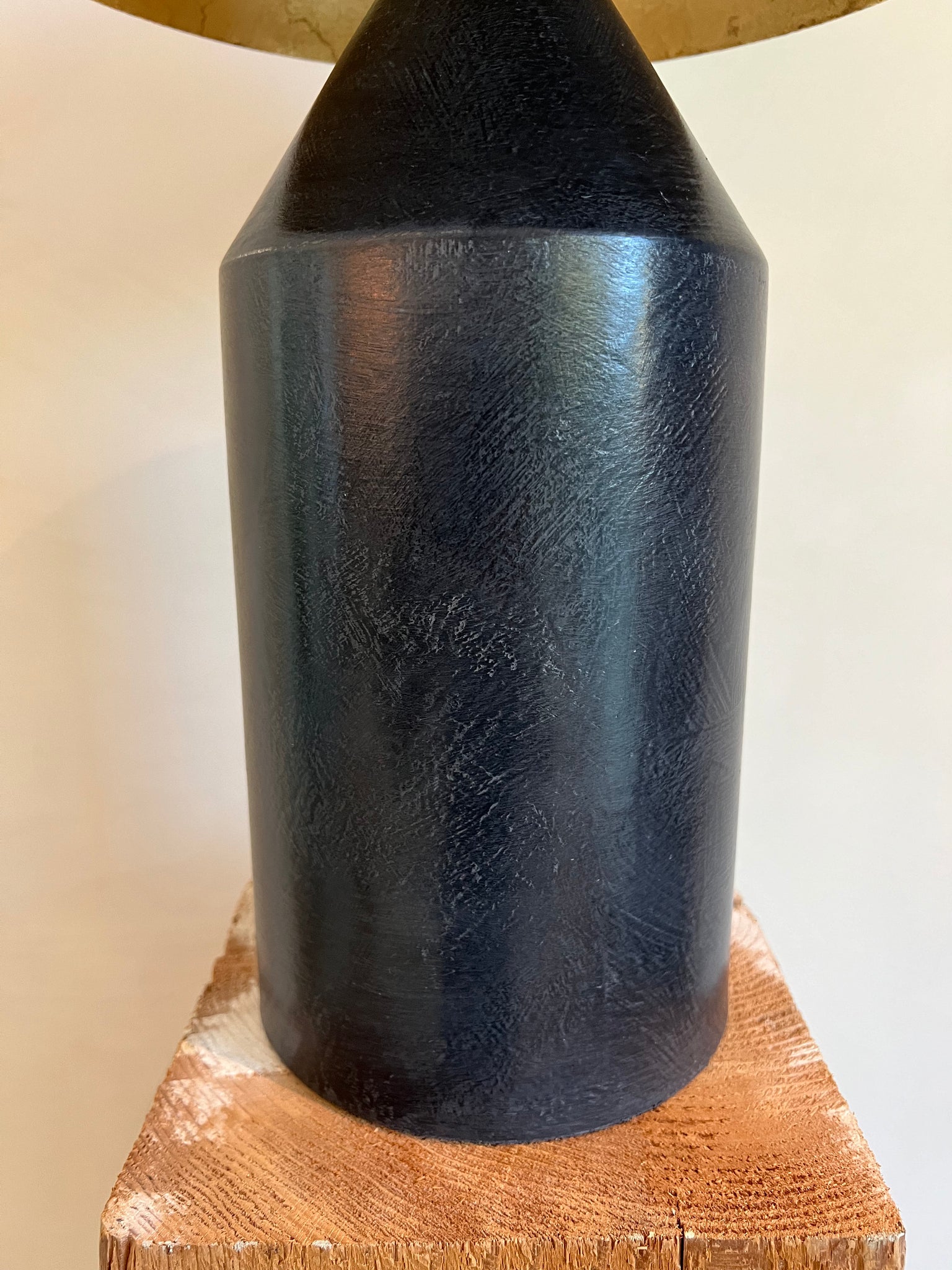 Artisan Atollo Style Lamp - Black Patina