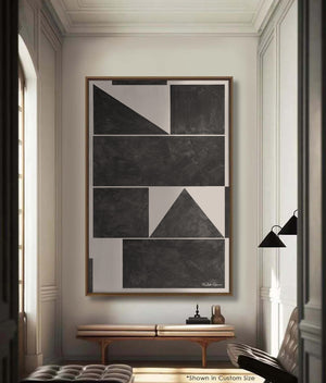 "Vector Points No. 1" I Modern Geometric Painting