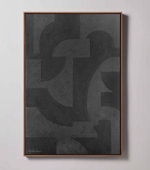 "Nomad No. 3 + 4" Set of Two I Geometric Framed Giclée Print