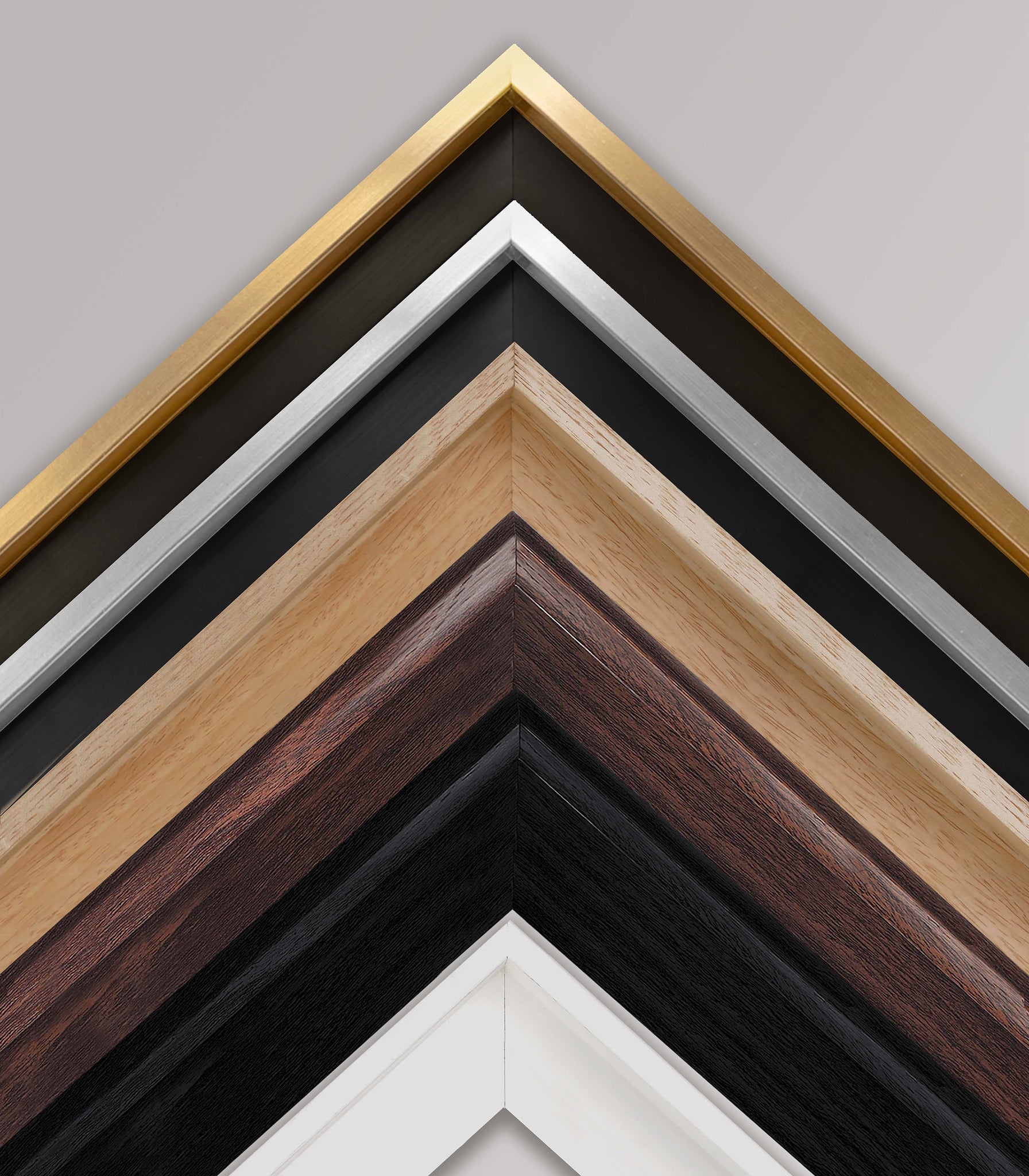 "Trio" - Set of Three - Geometric Framed Giclée Prints