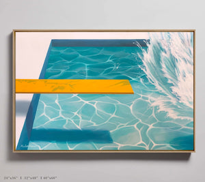 "Abstract Splash" I Modern Landscape I Framed Giclée Prints