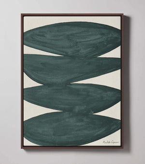 "Stillness" I  Emerald Framed Giclée Prints