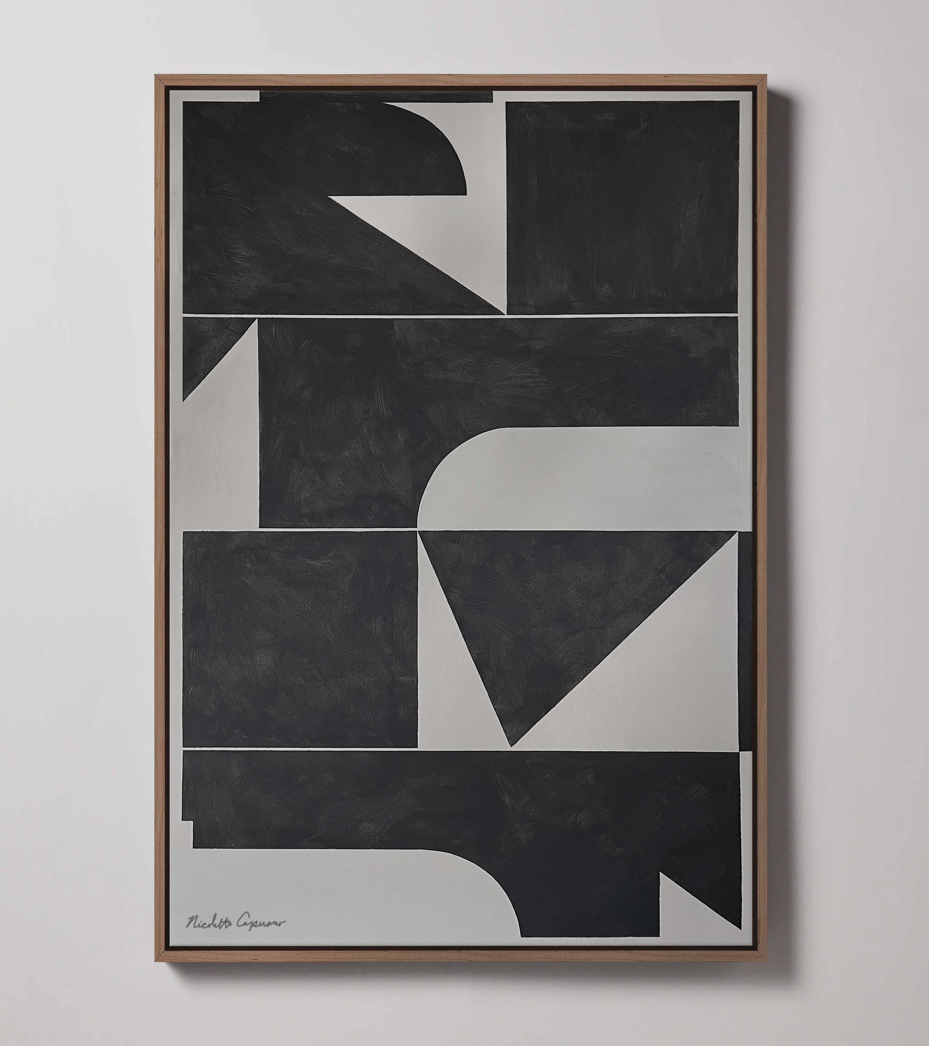 "VectorPoint No. 2" I Geometric Framed Giclée Print