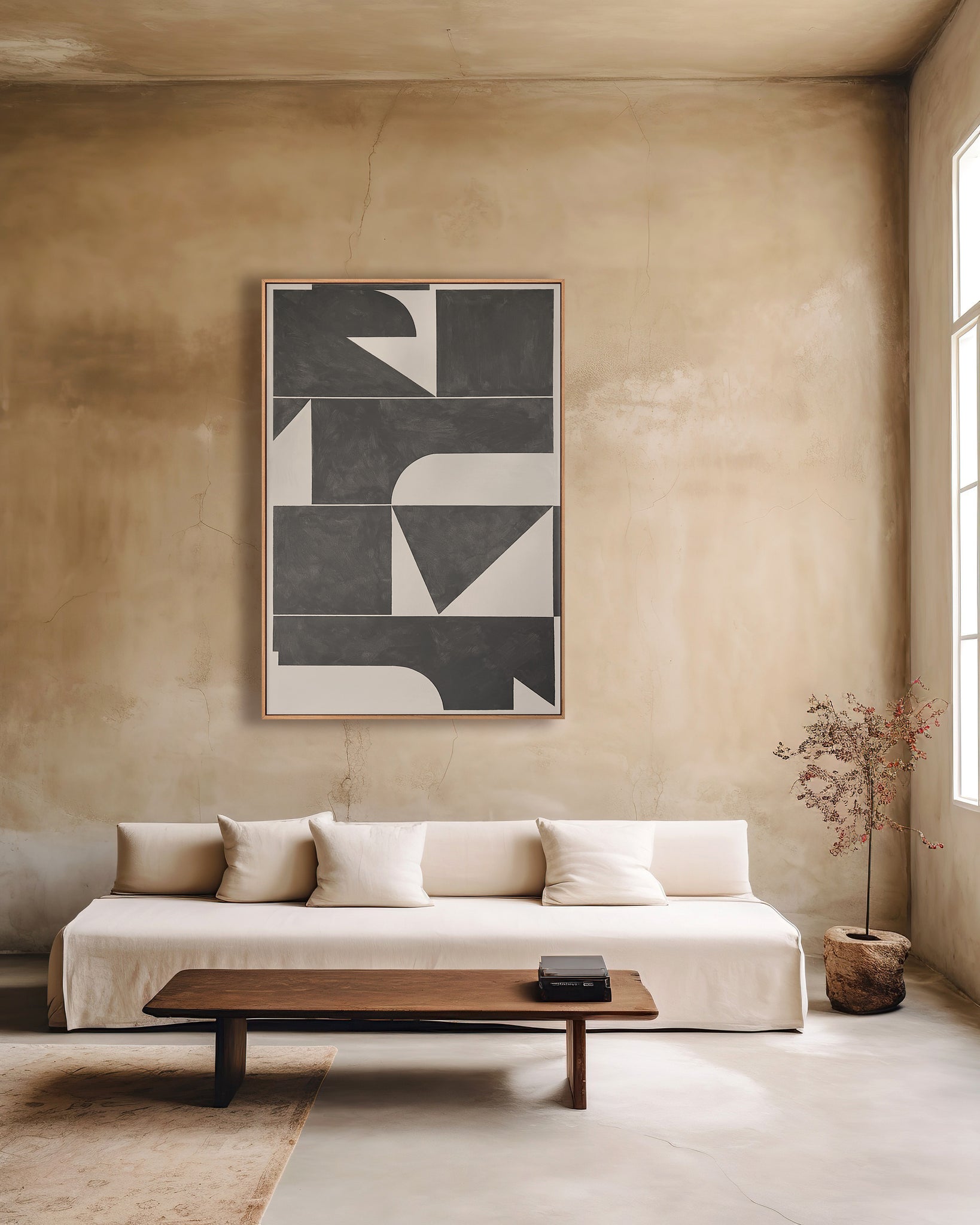 "Vector Points No. 2" I Modern Geometric Painting