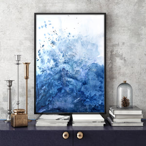 Water & Salt Blue - Water and Salt Painting